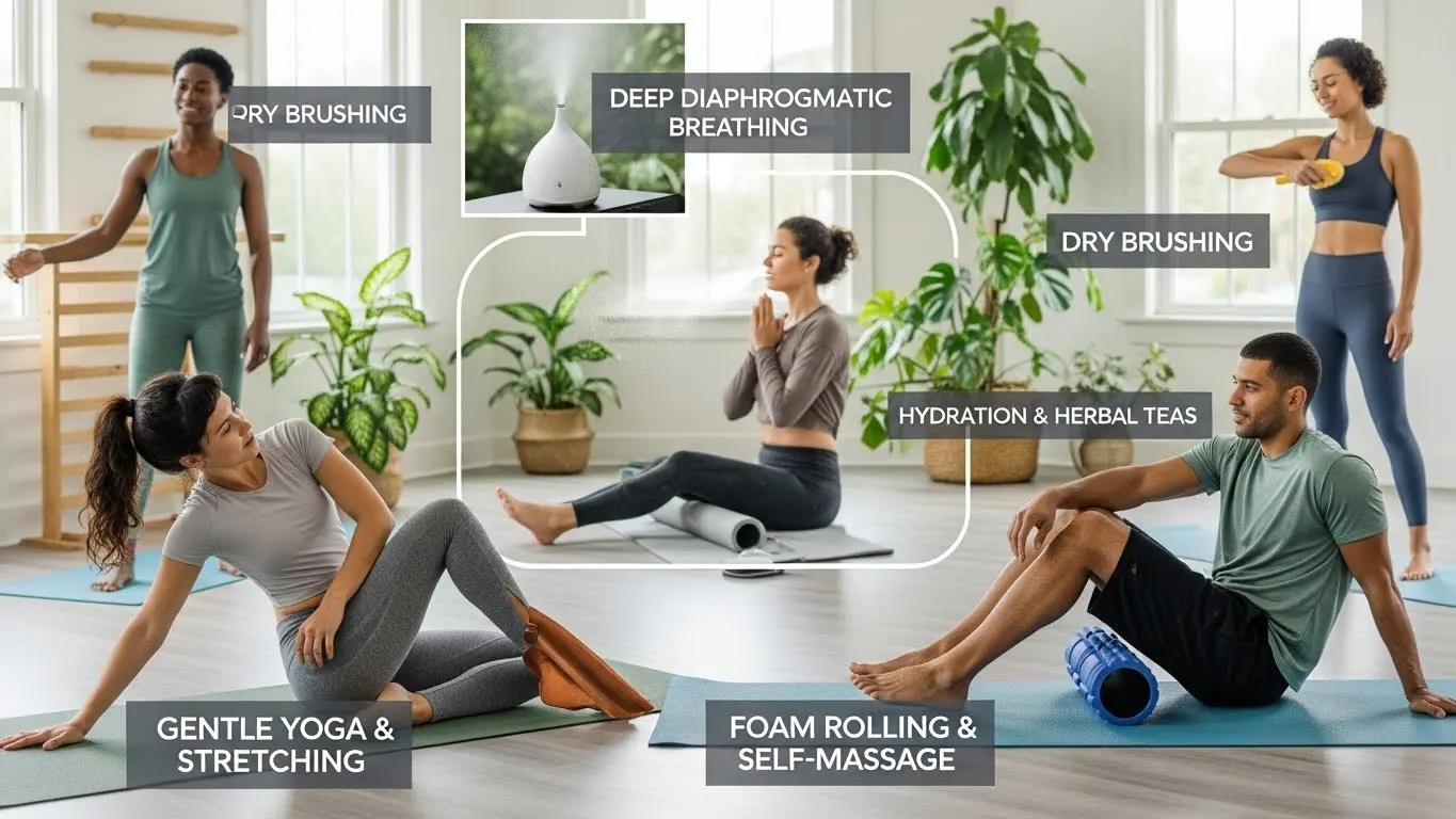 림프 순환 개선을 위한 생활 습관: 붓기와 피로 해결하는 7가지 실천법