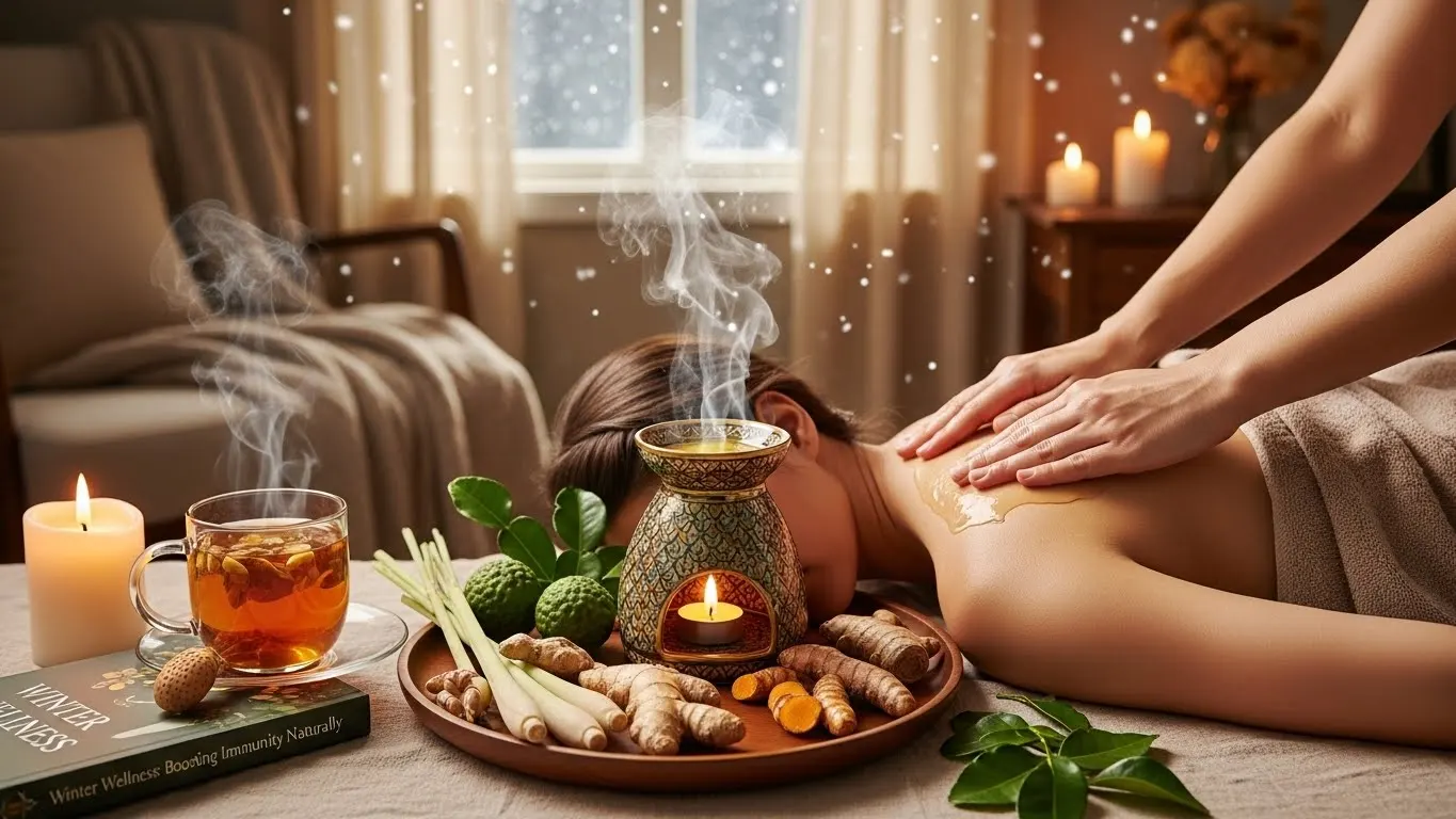 겨울철 면역력 강화! 따뜻한 오일 홈타이