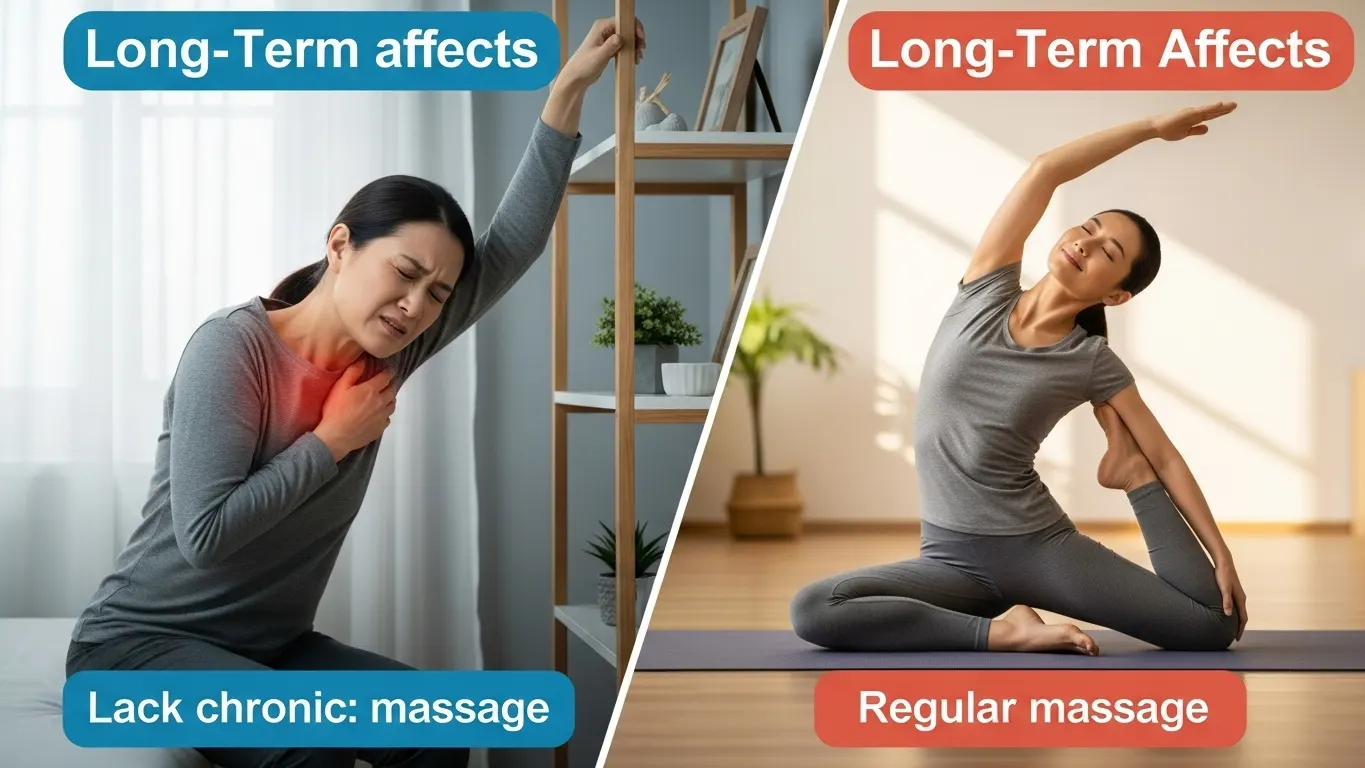 근골격계 건강을 위한 정기적인 마사지의 장기 효과